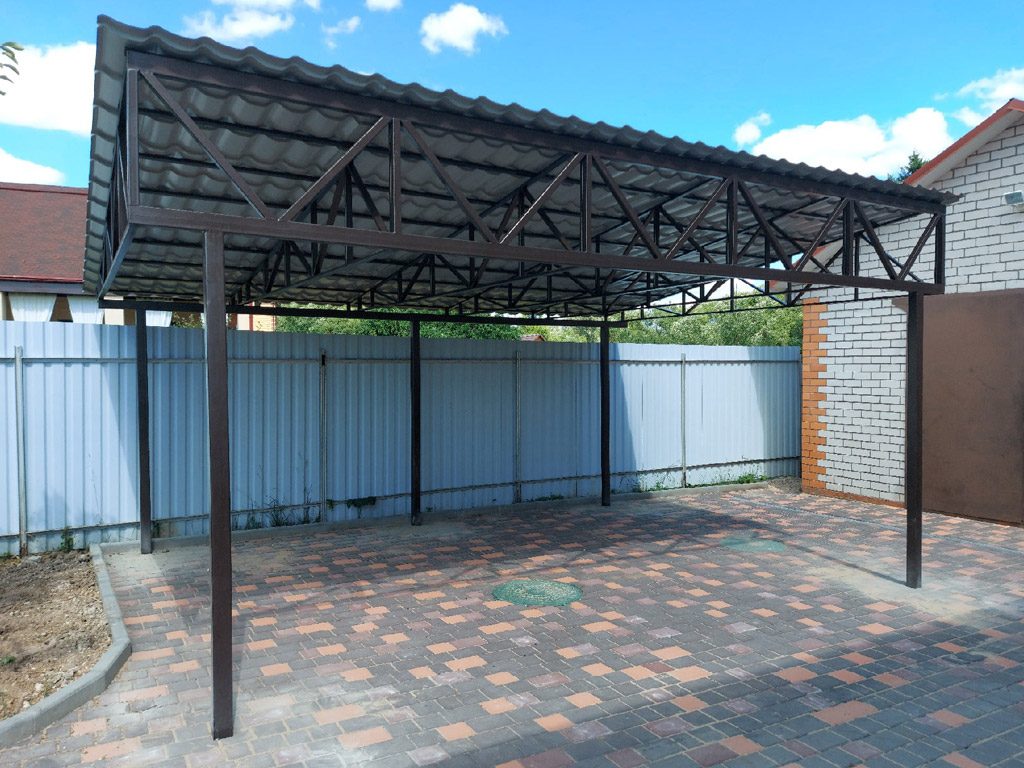 Односкатные навесы