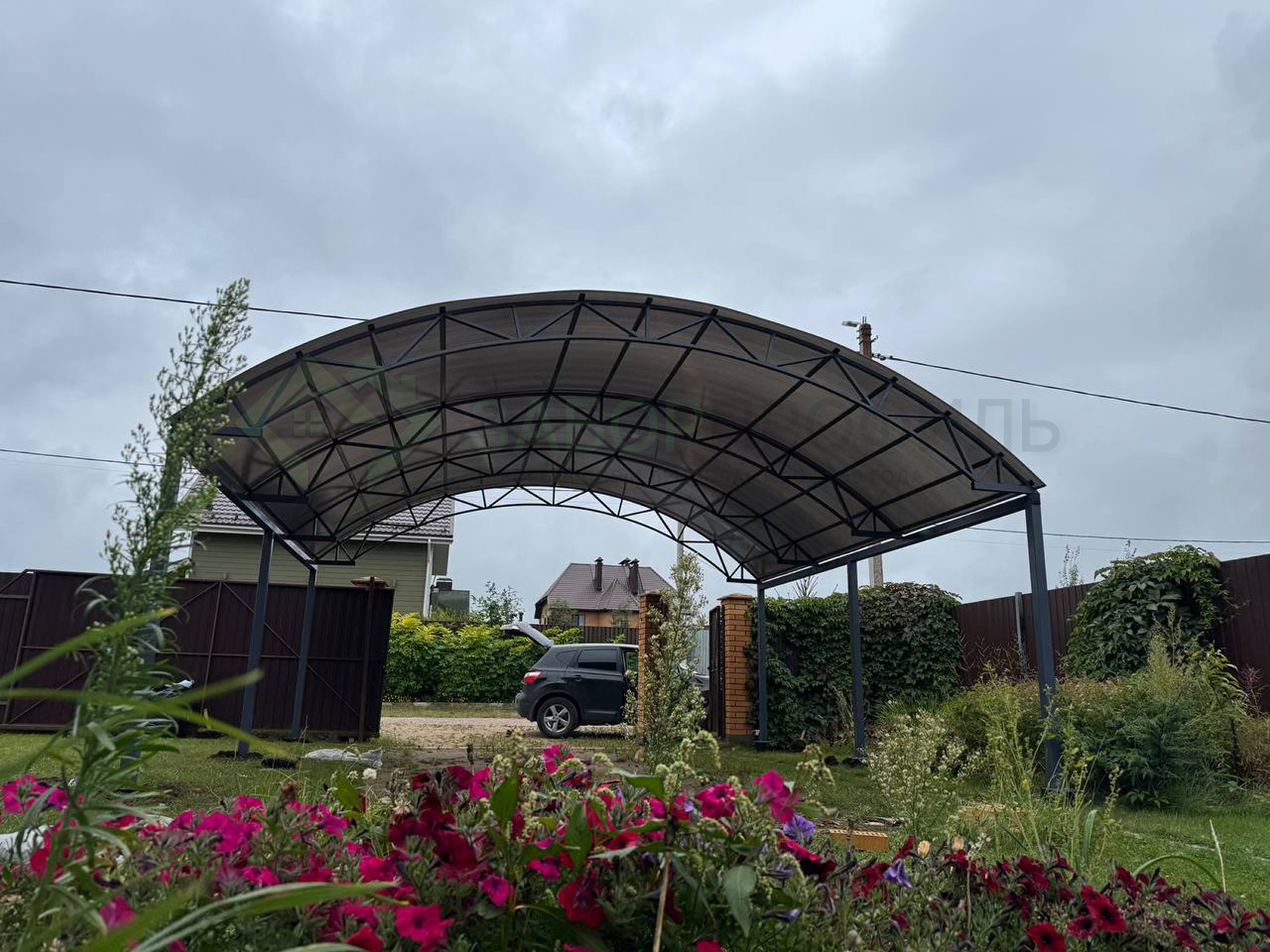 Арочный навес