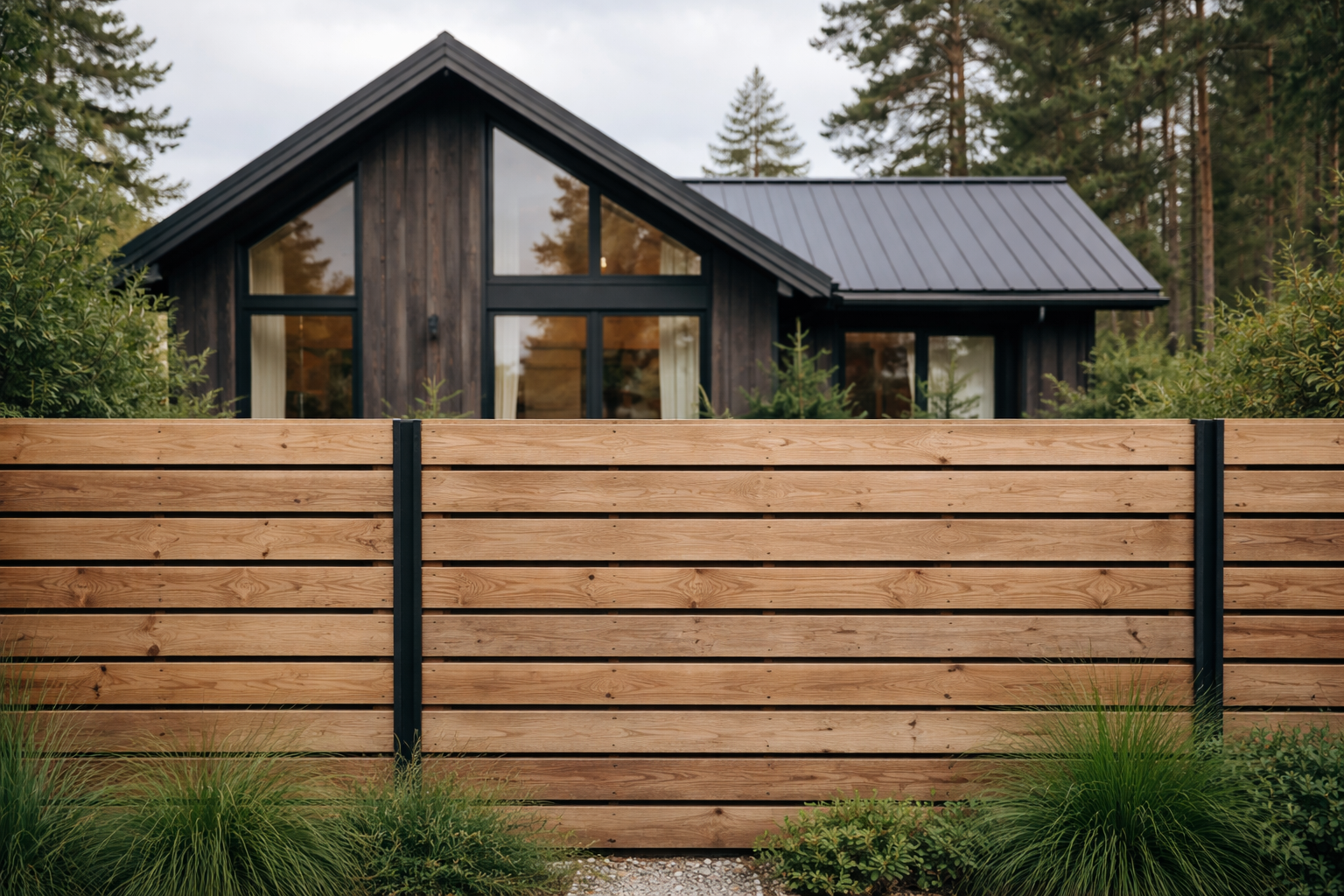 Деревянный штакетник