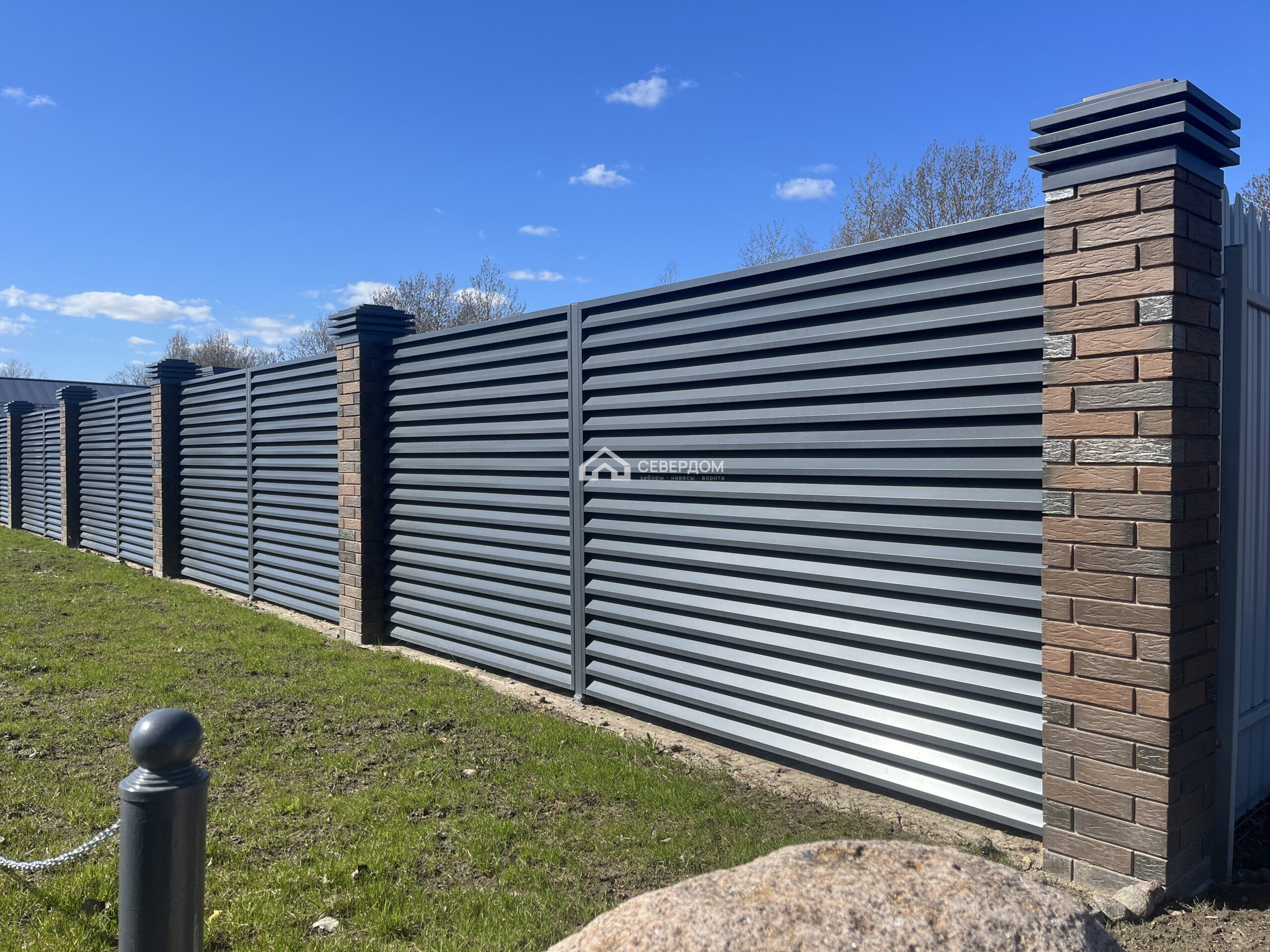 Забор жалюзи