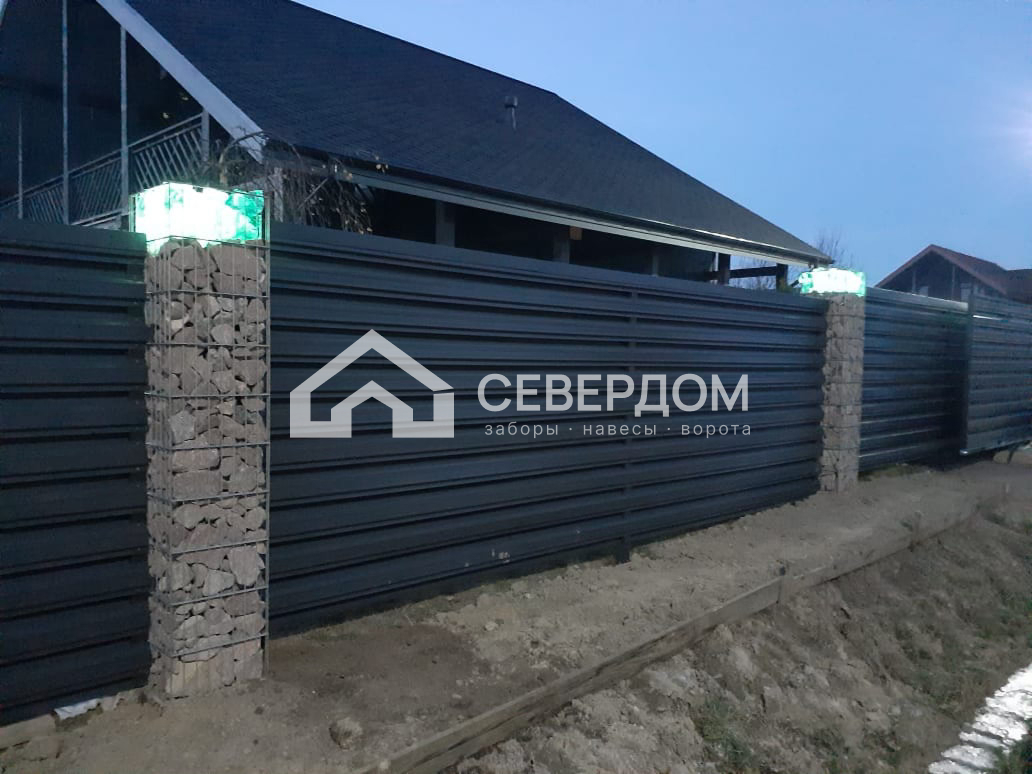 Монтаж на рельефе